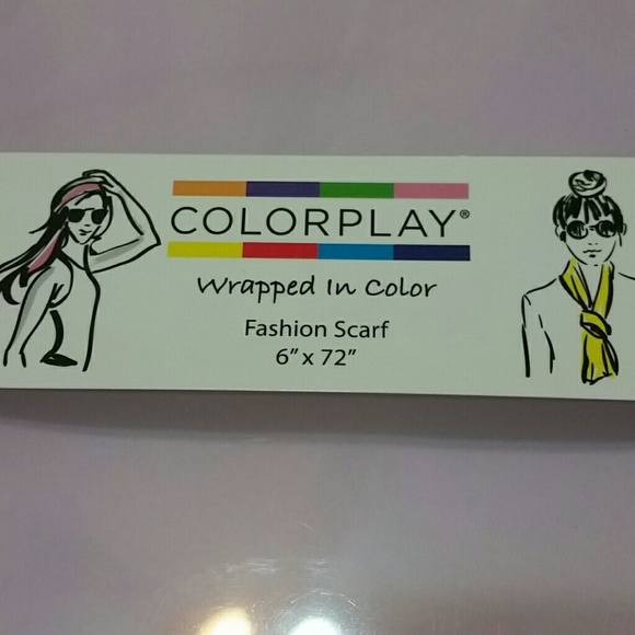 NWT. Women's  scarf. 6"x72" - Picture 2 of 4